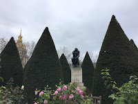 Photo by Sheila Webber: The Thinker, Rodin Museum, November 2023
